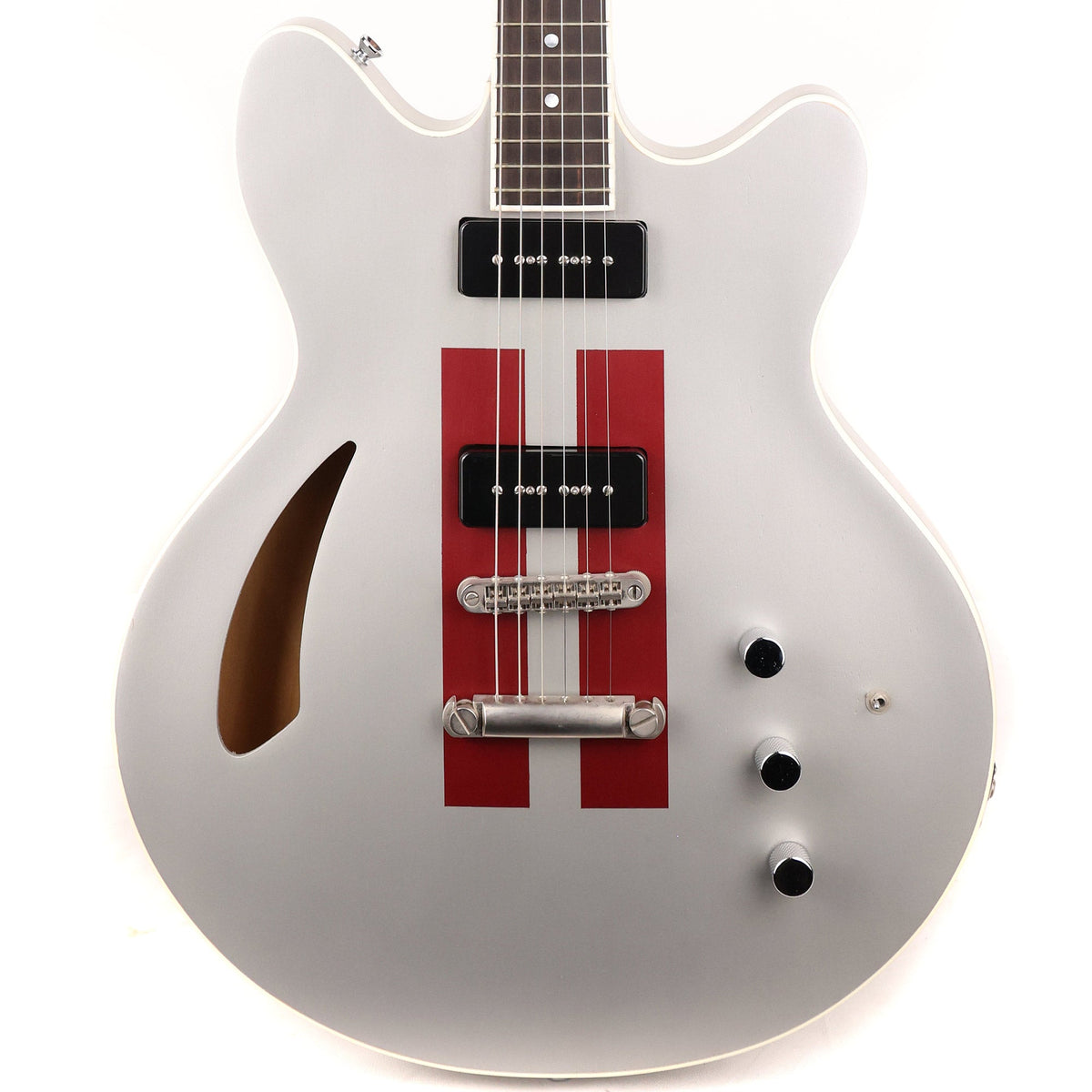 Triggs Guitars Semi-Hollowbody Prototype Used Silver — 1