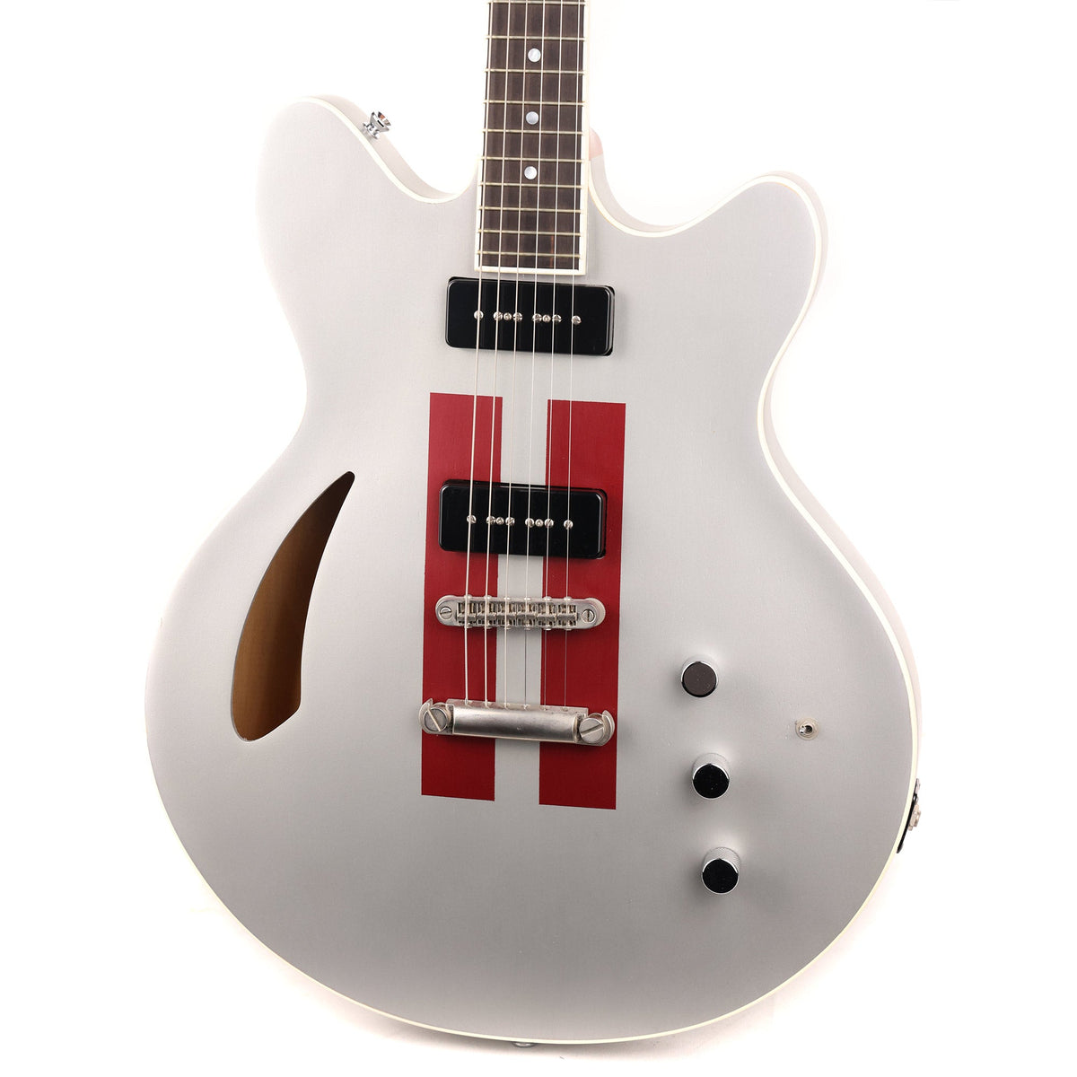 Triggs Guitars Semi-Hollowbody Prototype Used Silver — 7
