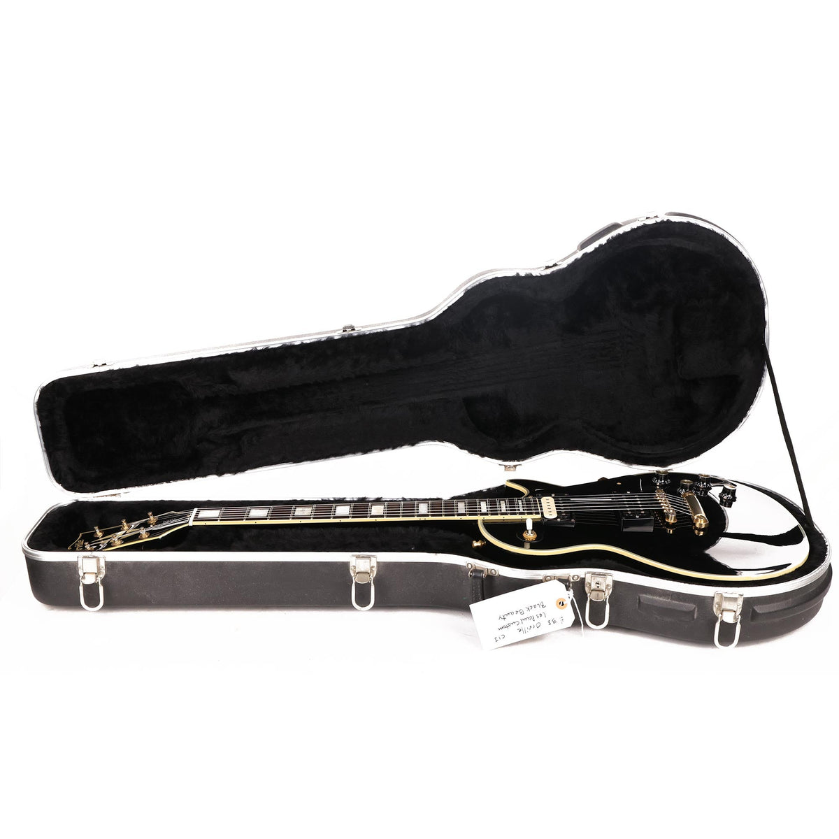 Orville Les Paul Custom Guitar Ebony Used — 12