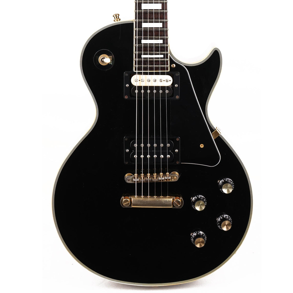 Orville Les Paul Custom Guitar Ebony Used — 1