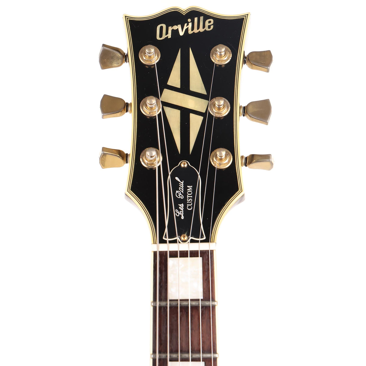 Orville Les Paul Custom Guitar Ebony Used — 4