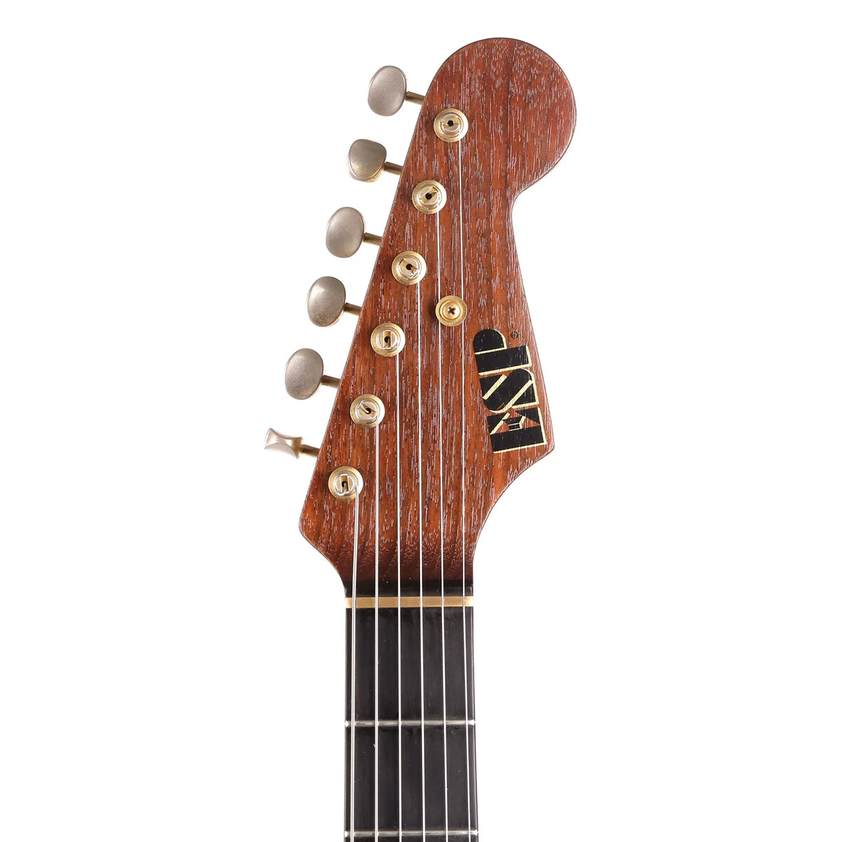 ESP Custom Shop S-Style Figured Mahogany Body and Walnut Neck — 4