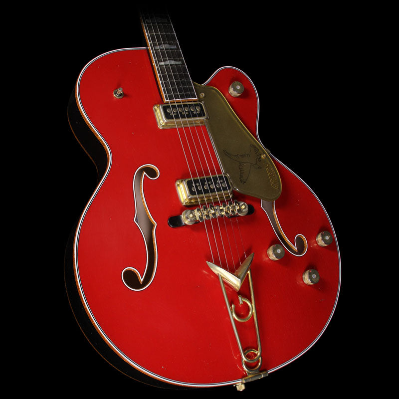 Gretsch Custom Shop G6136CST Falcon Relic Electric Guitar Firebird Red — 1
