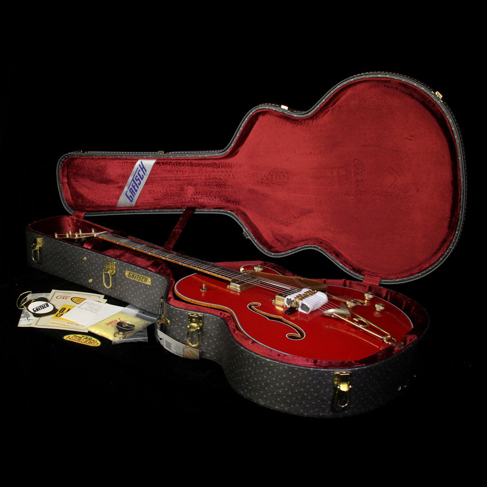 Gretsch Custom Shop G6136CST Falcon Relic Electric Guitar Firebird Red — 5