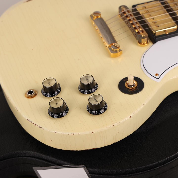 Gibson Custom Shop SG Custom Made 2 Measure Heavy Aged Classic White 2019