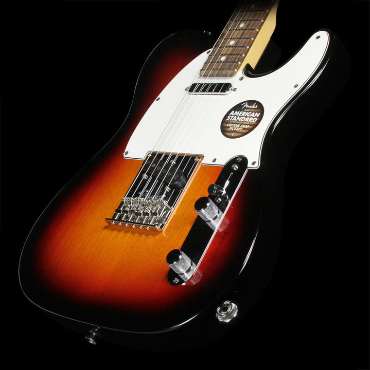 Used Fender American Standard Telecaster Rosewood Fingerboard Electric Guitar Three-Tone Sunburst