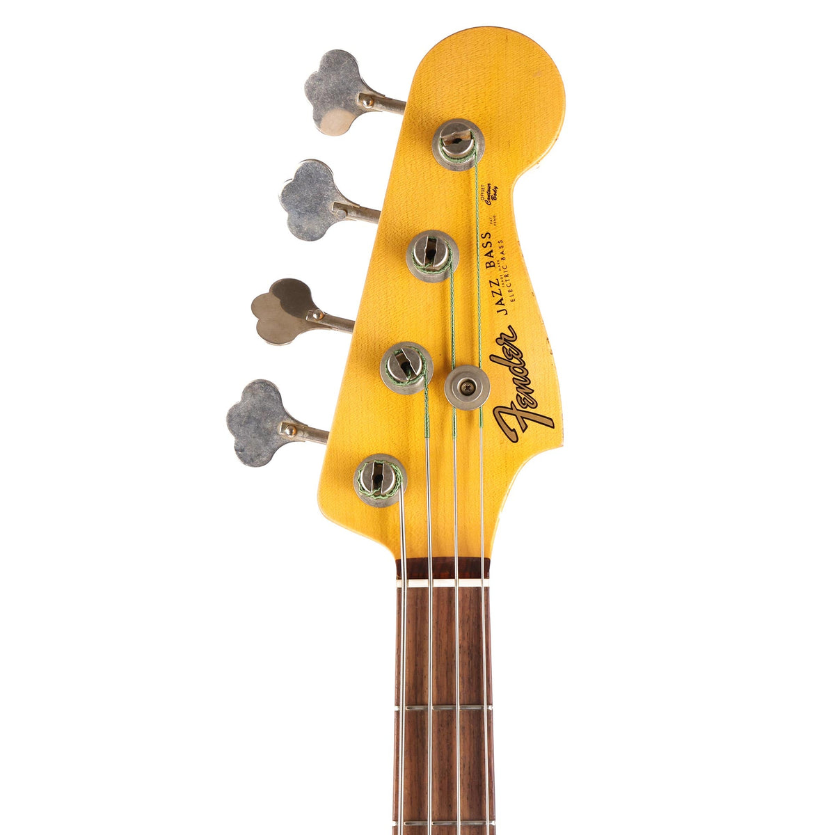 Fender Custom Shop 1960 Jazz Bass Relic Faded Aged Fiesta Red 2017 Limited Edition — 4