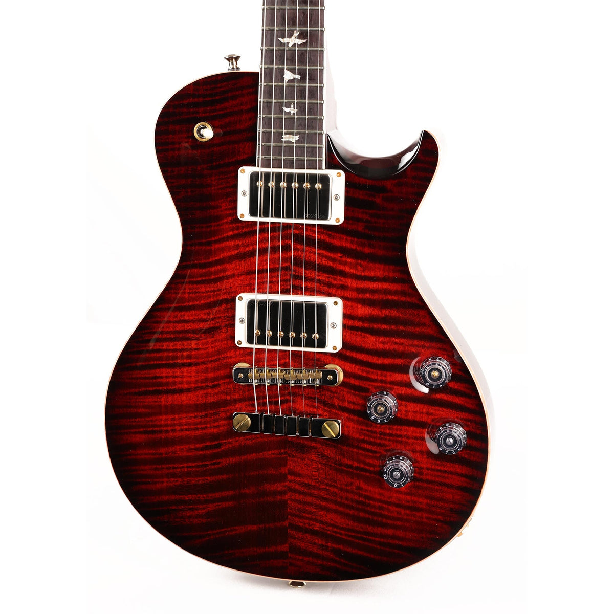 PRS McCarty 594 Singlecut 10-Top Fire Red Burst 2021 — 7