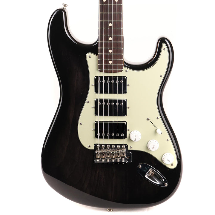Fender Custom Shop NoNeck Stratocaster Triple Bare Knuckle Humbucker Transparent Ebony 2022