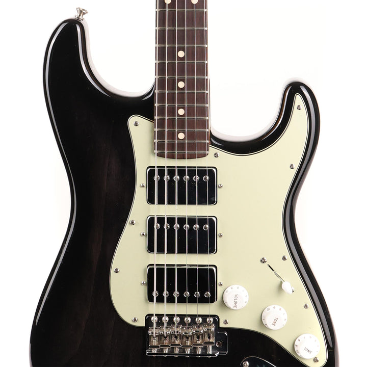 Fender Custom Shop NoNeck Stratocaster Triple Bare Knuckle Humbucker Transparent Ebony 2022