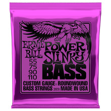 Ernie Ball Power Slinky Round Wound Bass Strings (55-110)
