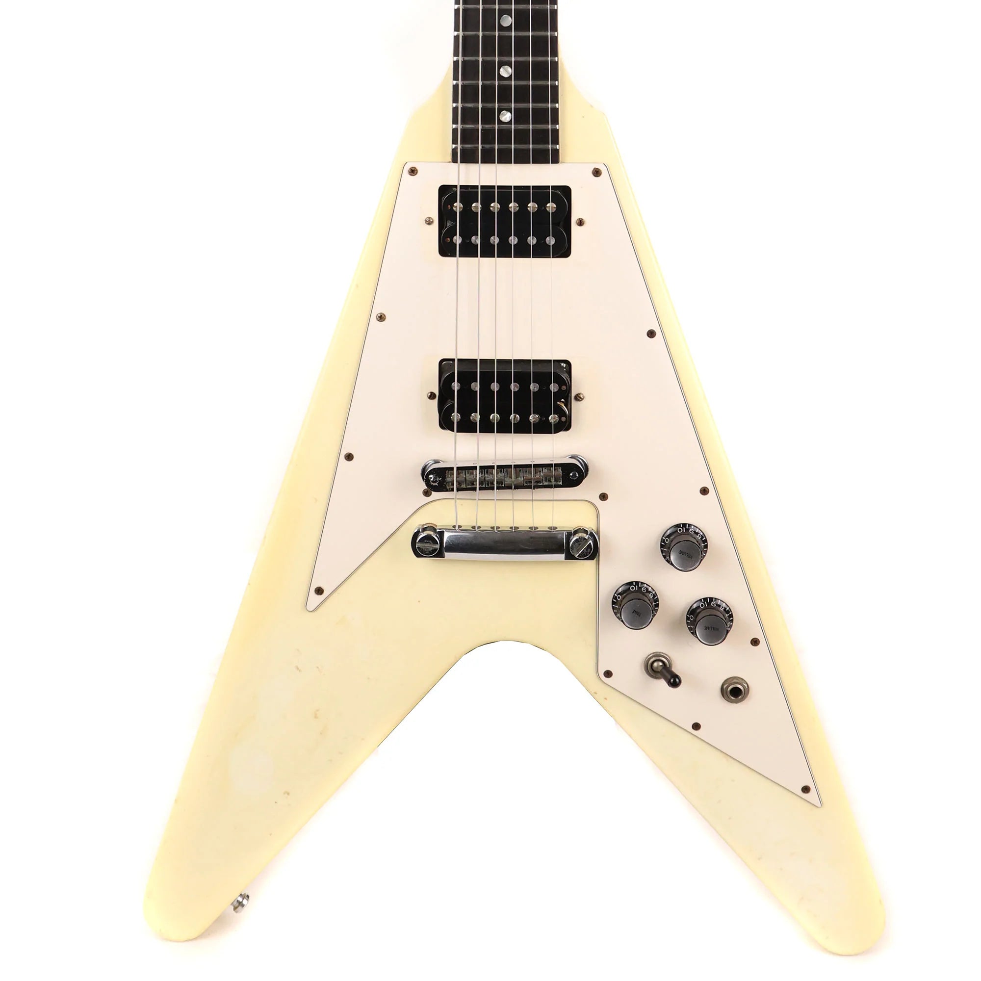 Gibson '67 Flying V Reissue White 2001 | The Music Zoo Gibson '67 Flying V Reissue White 2001 | The Music Zoo