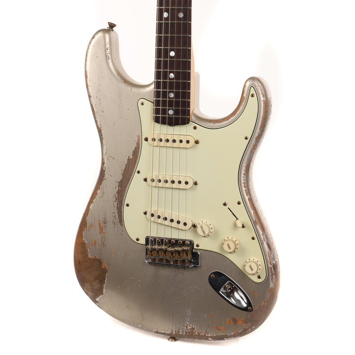 Fender Custom Shop 1969 Stratocaster Relic Aged Silver Primer Greg Fessler Masterbuilt 2021