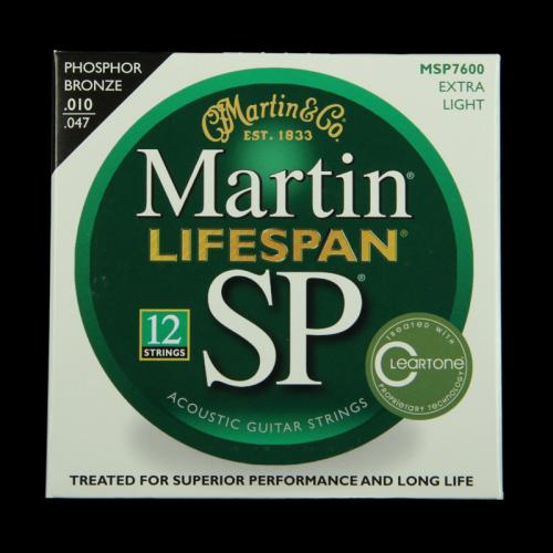 Martin SP Lifespan 92/8 Phosphor Bronze Acoustic 12-String Set (Extra Light .10-.47)