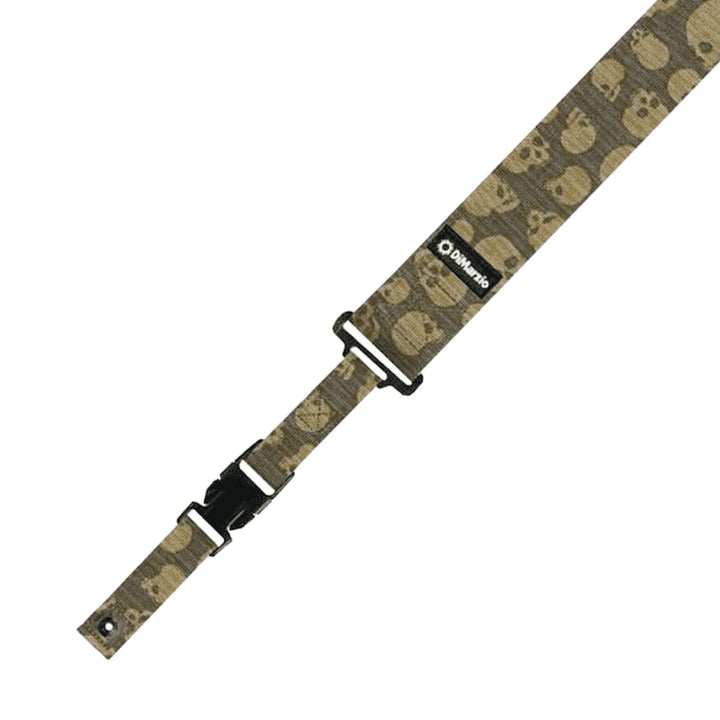 DiMarzio Cliplock Guitar Strap Camo Skull