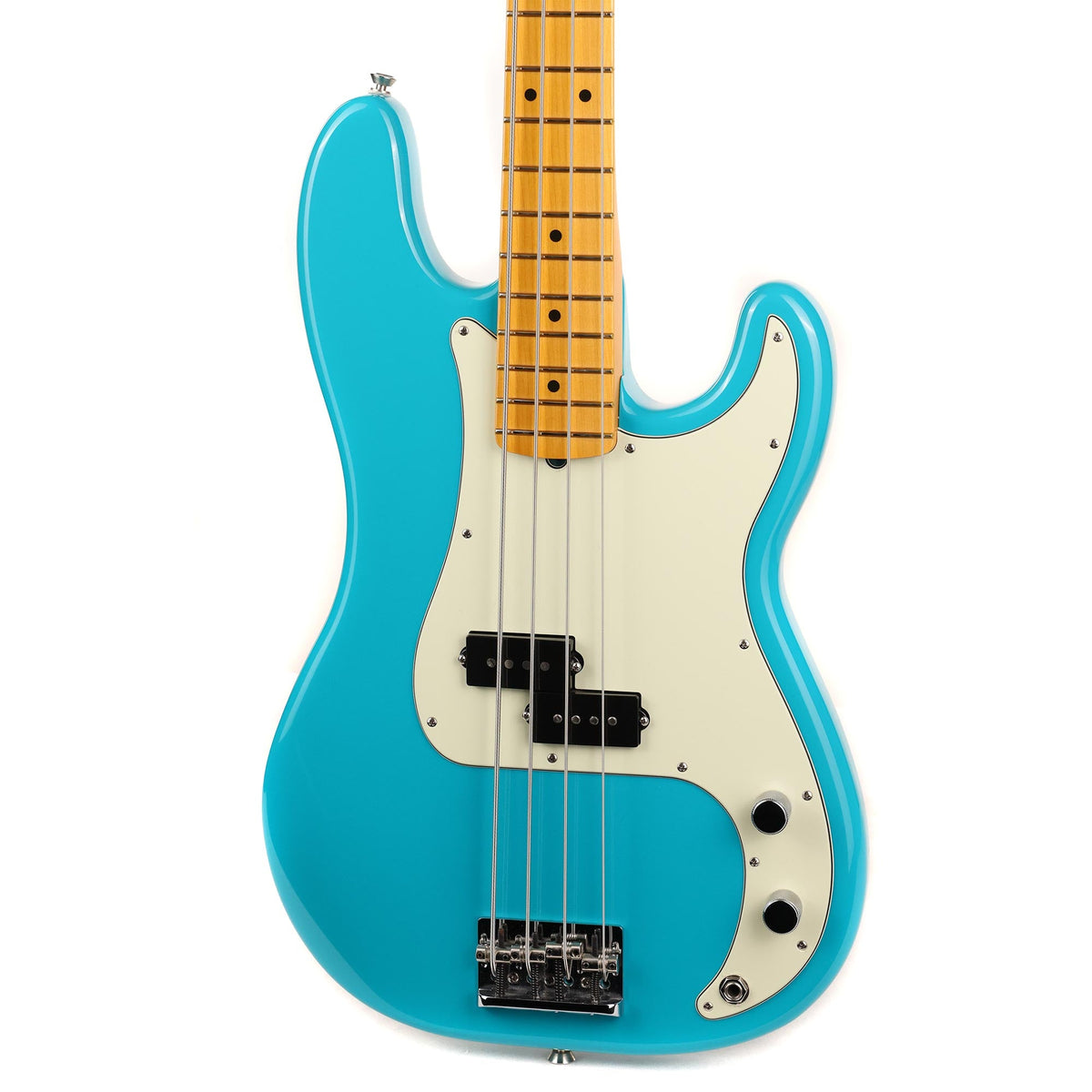 Fender American Pro II Precision Bass Miami Blue 2021 — 7