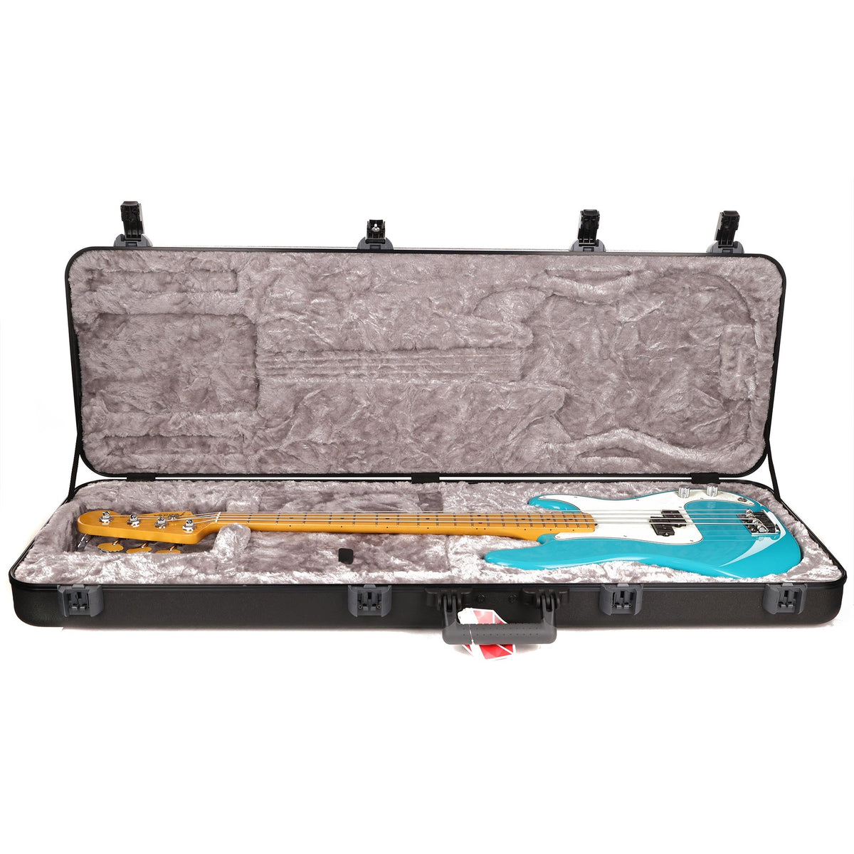 Fender American Pro II Precision Bass Miami Blue 2021 — 8