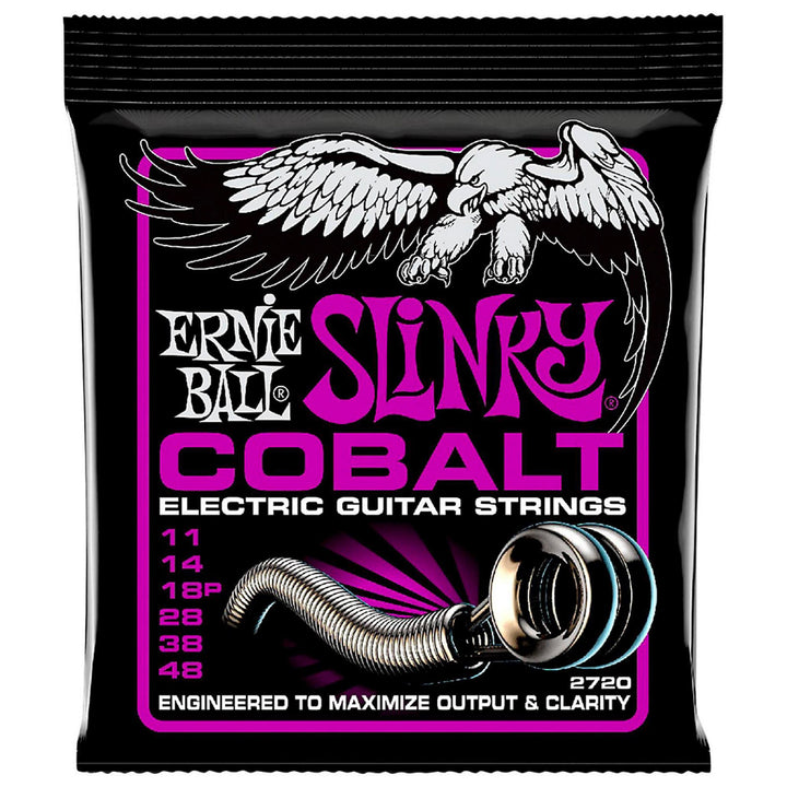 Ernie Ball Cobalt Power Slinky Electric Guitar Strings (11-48)