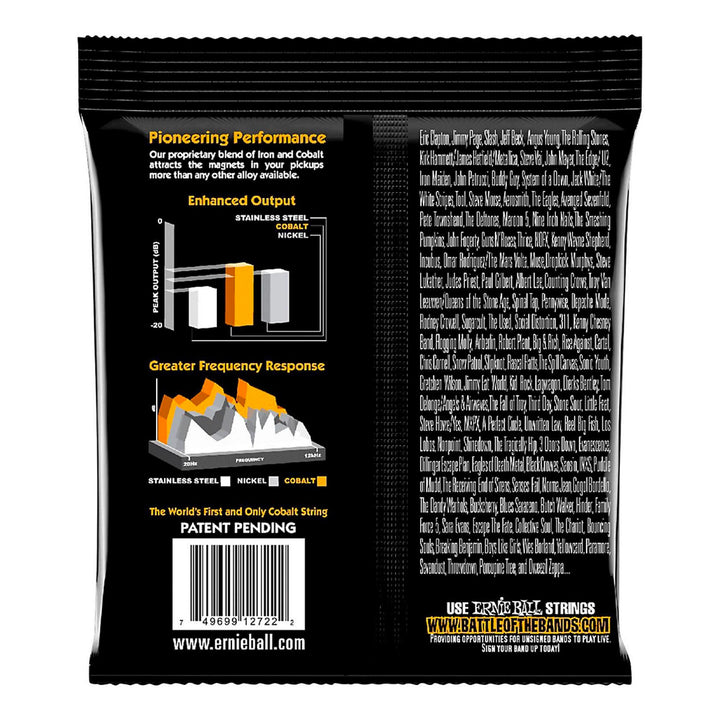 Ernie Ball Cobalt Hybrid Electric Guitar Strings (9-46)