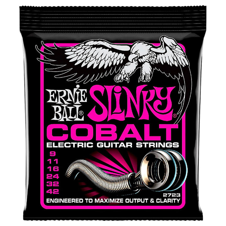 Ernie Ball Cobalt Super Slinky Electric Guitar Strings (9-42)