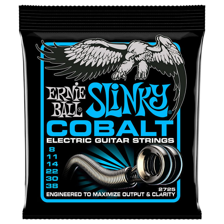 Ernie Ball Cobalt Extra Slinky Electric Guitar Strings (8-38)