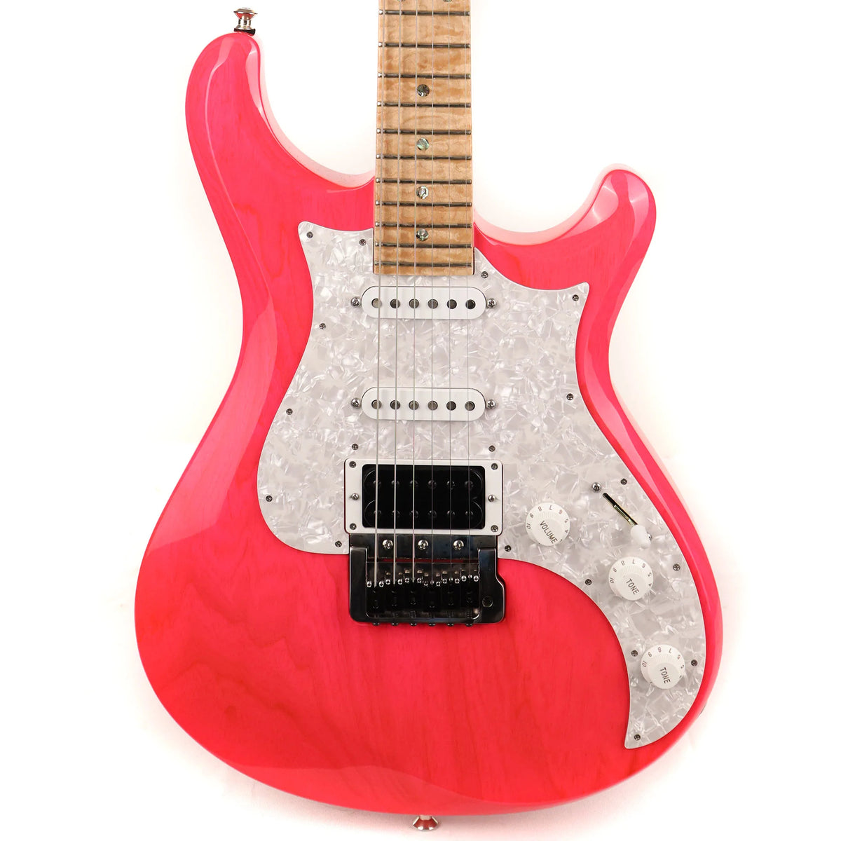 Knaggs Severn Trem HSS Hot Pink Swamp Ash 2021 — 1