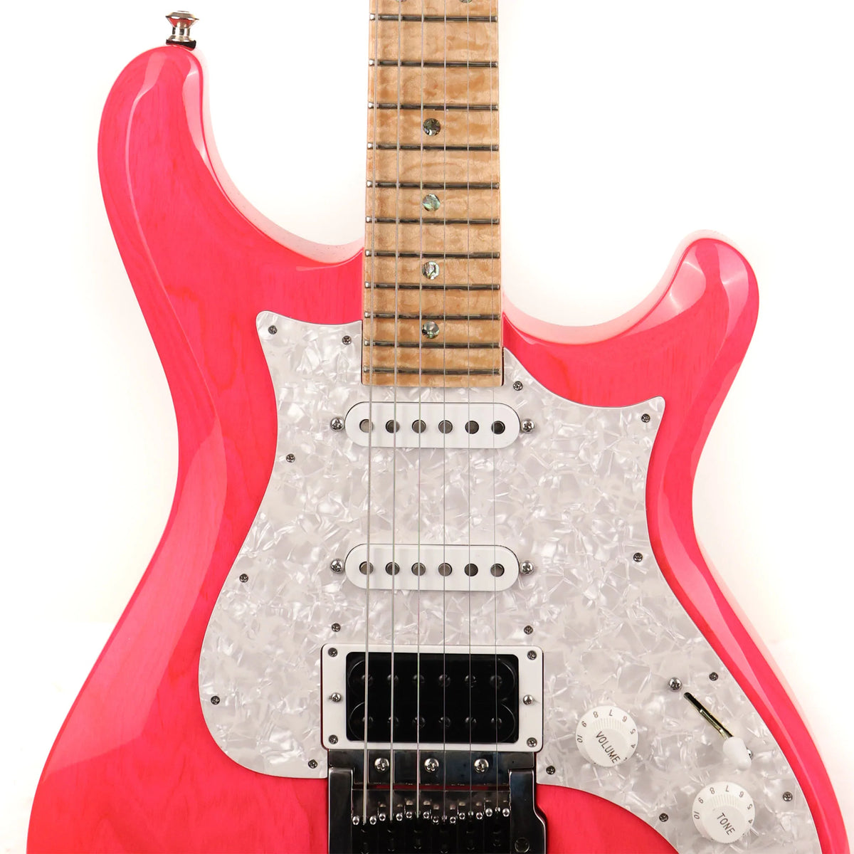 Knaggs Severn Trem HSS Hot Pink Swamp Ash 2021 — 6