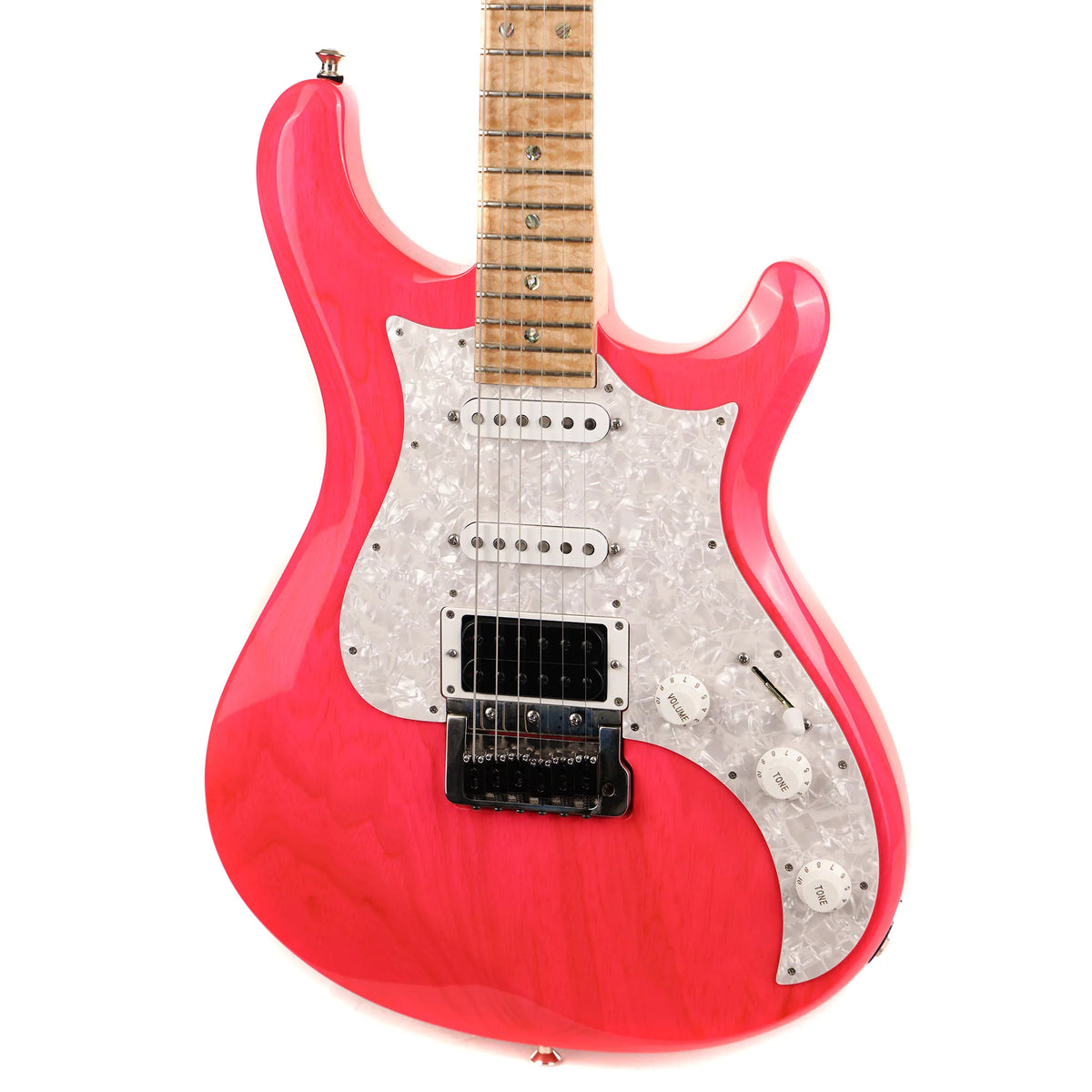 Knaggs Severn Trem HSS Hot Pink Swamp Ash 2021 — 7