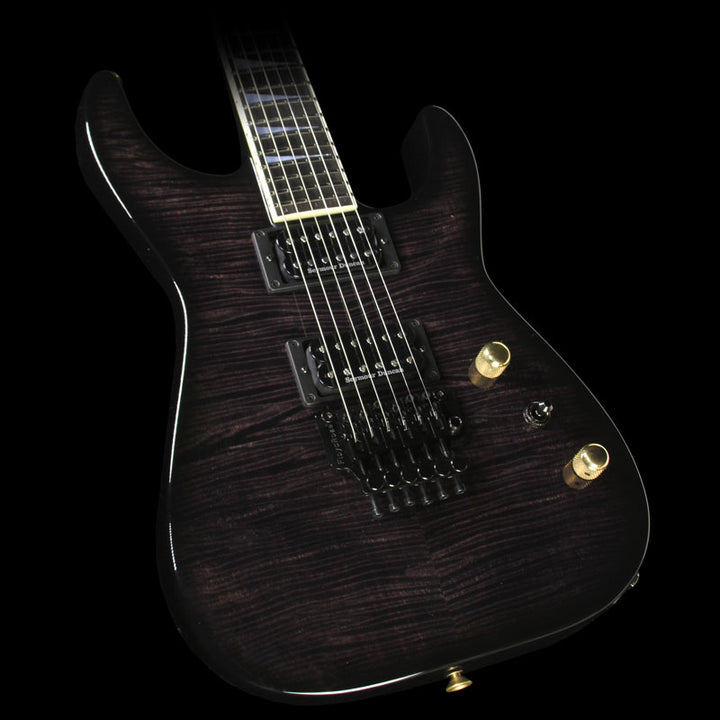 Jackson Custom Shop Exclusive SL2H-V Soloist Electric Guitar Transparent Black