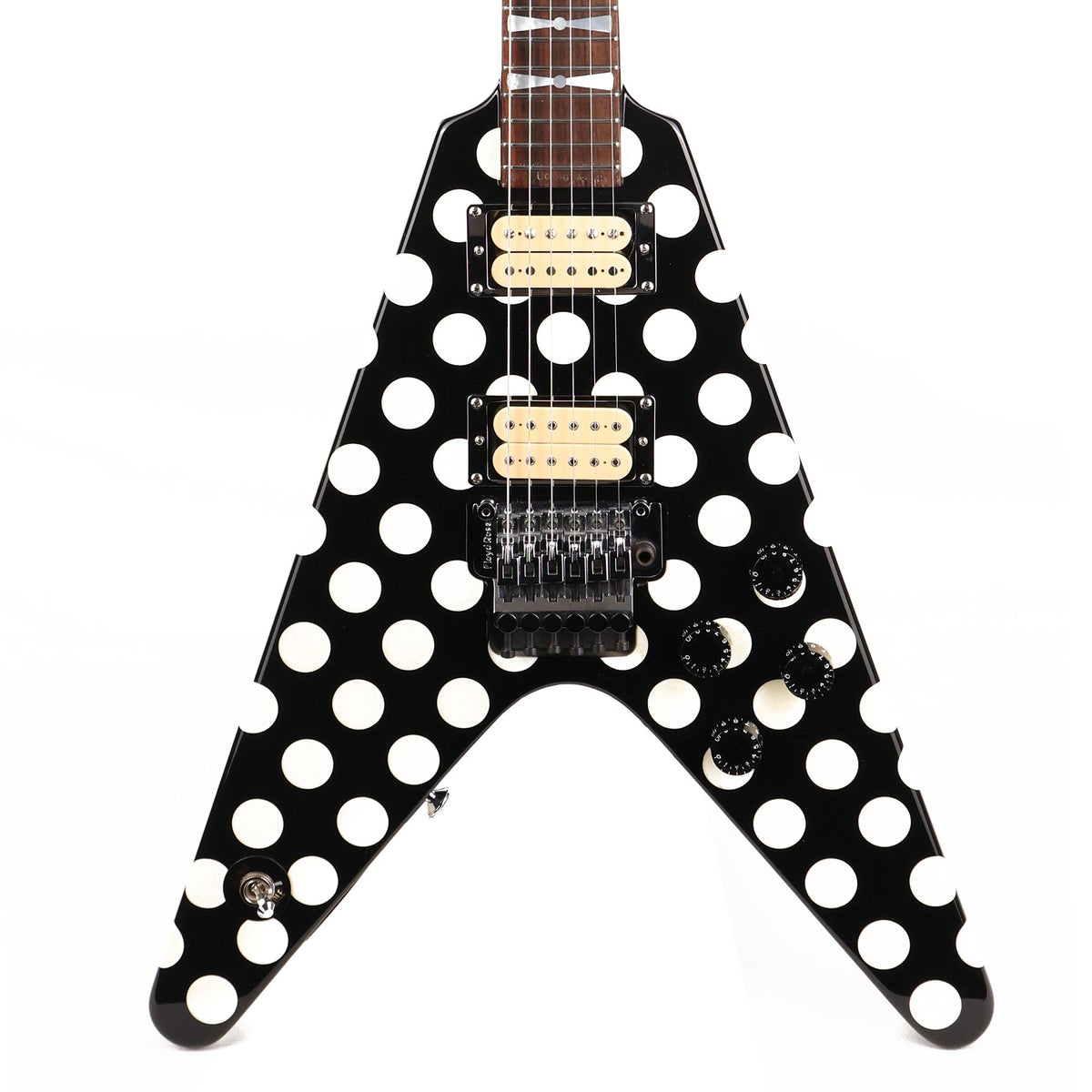 1998 Jackson Limited Edition Randy Rhoads Black and White Polka Dots — 1