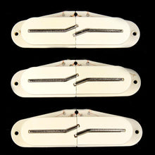 Lindy Fralin Split Blade Electric Guitar Pickup Set White Covers
