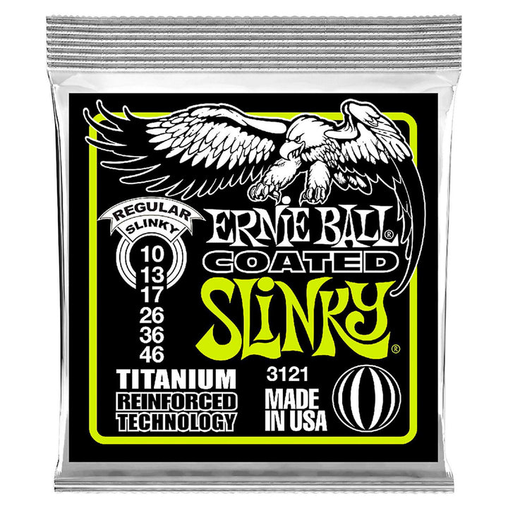 Ernie Ball Titanium RPS Regular Slinky Electric Guitar Strings (10-46)