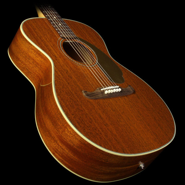 Used Fender Newporter USA Selected Limited Edition All-Mahogany Acoustic Guitar Natural