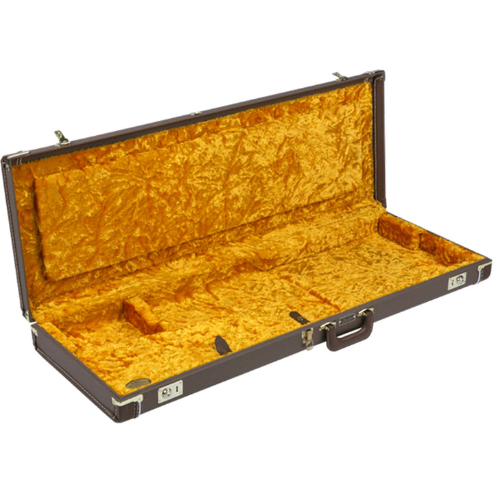 Fender Deluxe Strat & Tele Case (Brown/Gold)