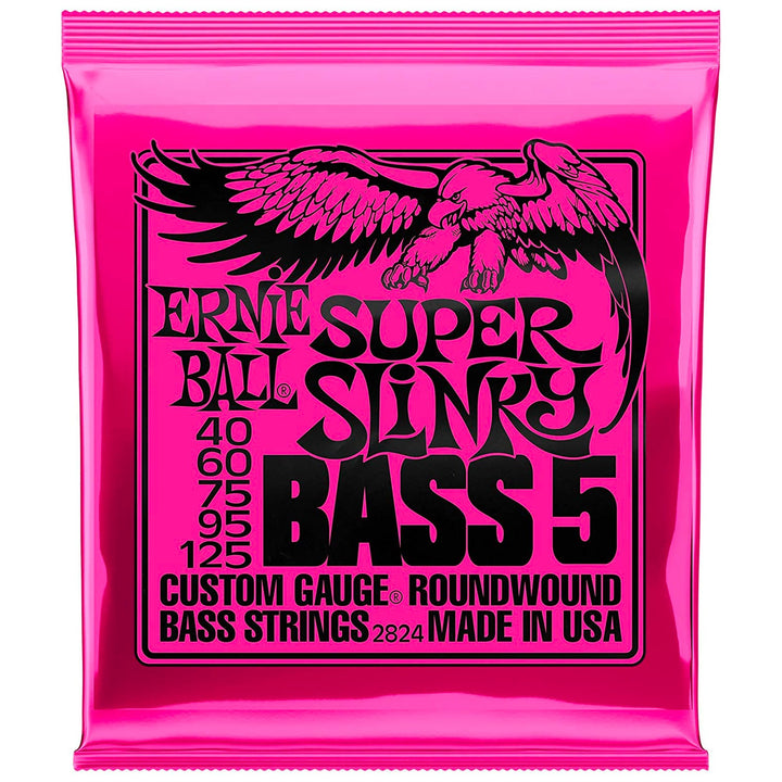 Ernie Ball Super Slinky 5-String Bass Strings (40-125)