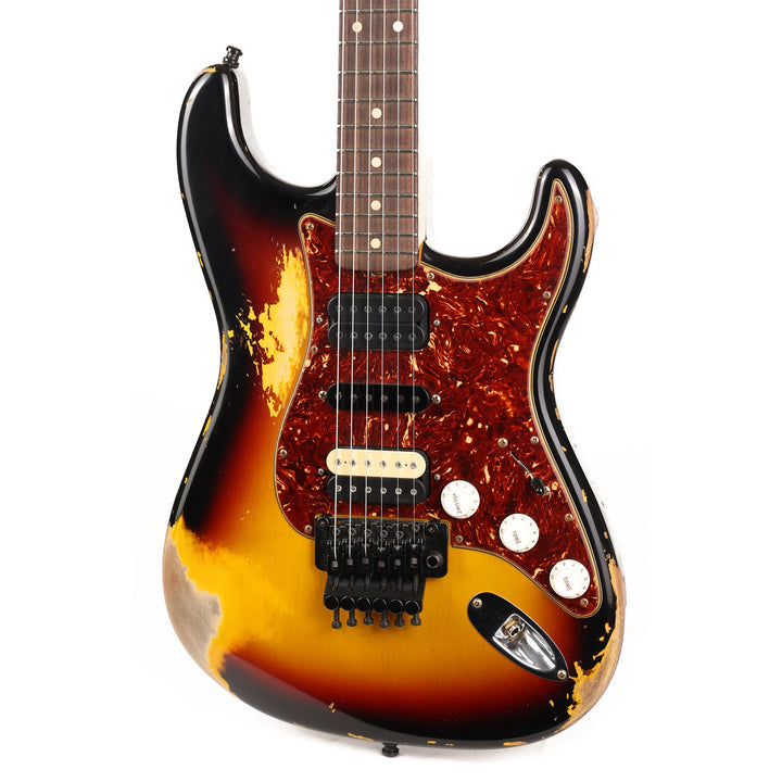 Fender Custom Shop ZF Stratocaster HSH Heavy Relic 3-Tone Sunburst 2022