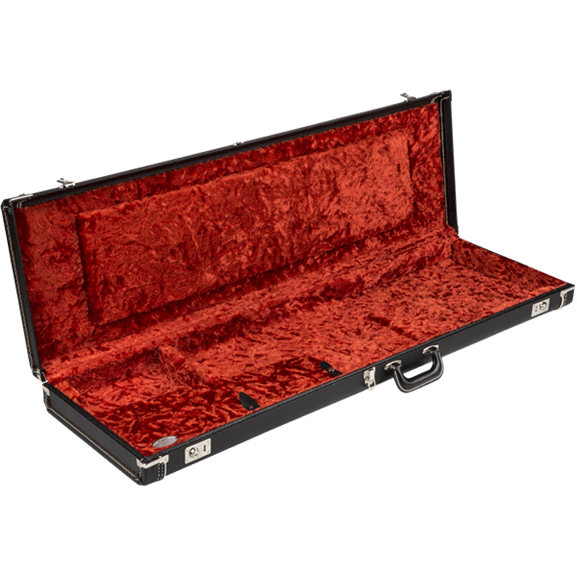 Fender Deluxe Precision Bass Case (Black/Orange) | The Music Zoo