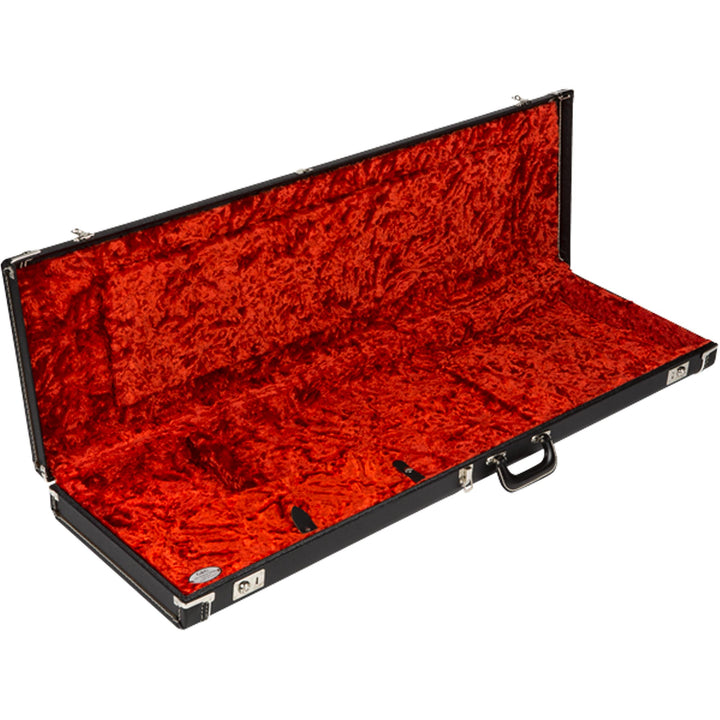 Fender Deluxe Jazz Bass Case Black and Orange Open-Box