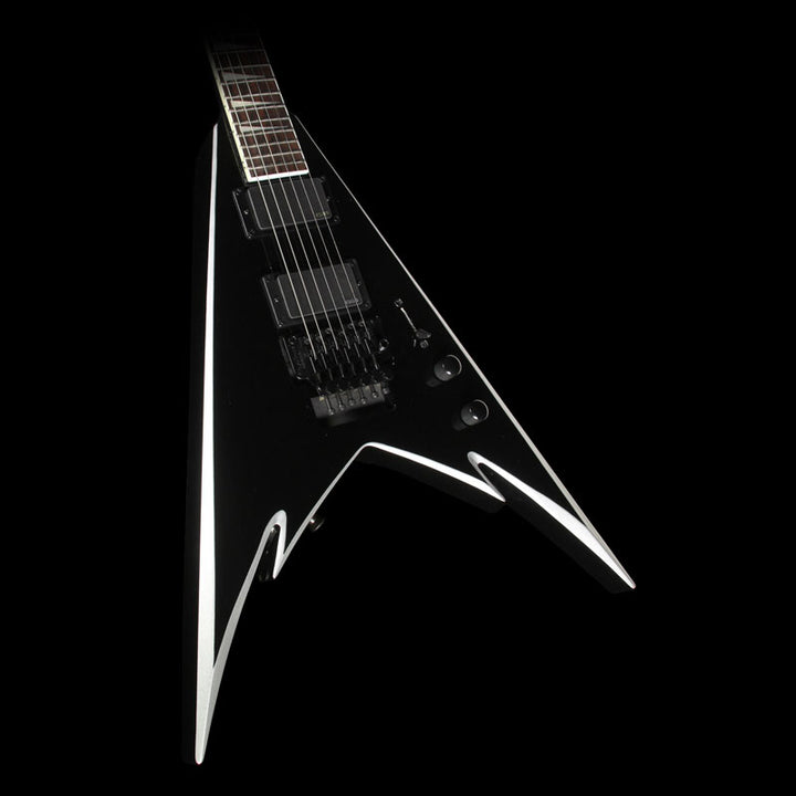 Used Jackson X Series Phil Demmel Demmelition King V PDX-2 Electric Guitar Black with Silver Bezels