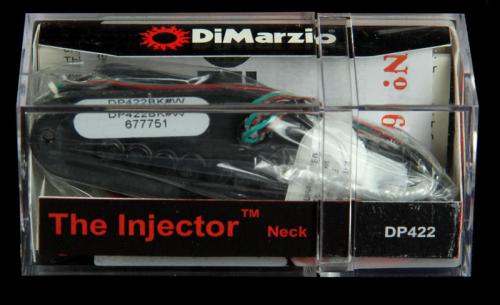 DiMarzio DP422 Paul Gilbert Injector Neck Pickup (Black with White Logo)
