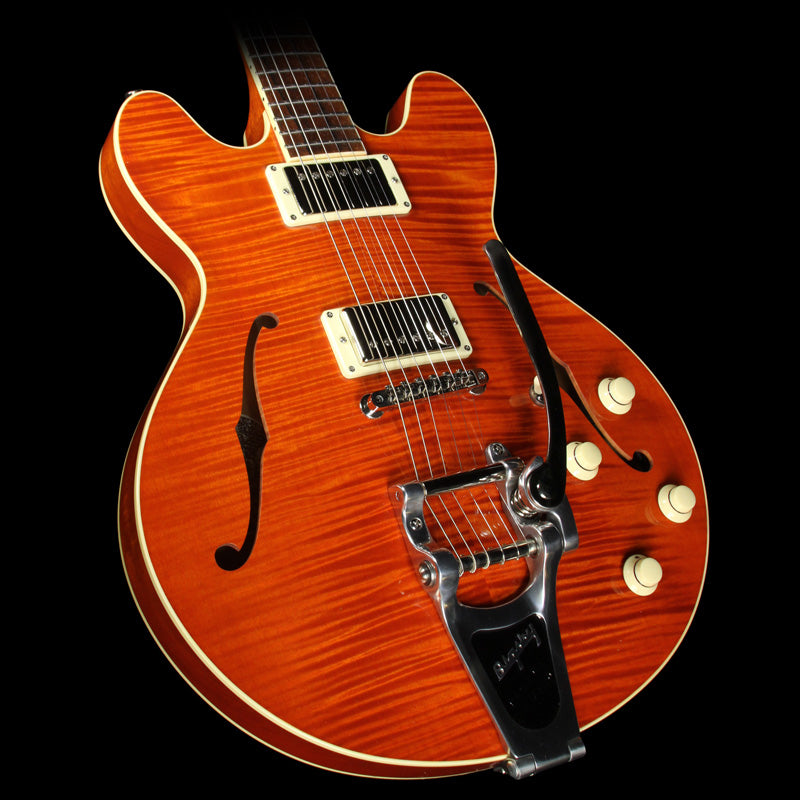 Used Collings I-35 Deluxe Electric Guitar Transparent Orange — 1