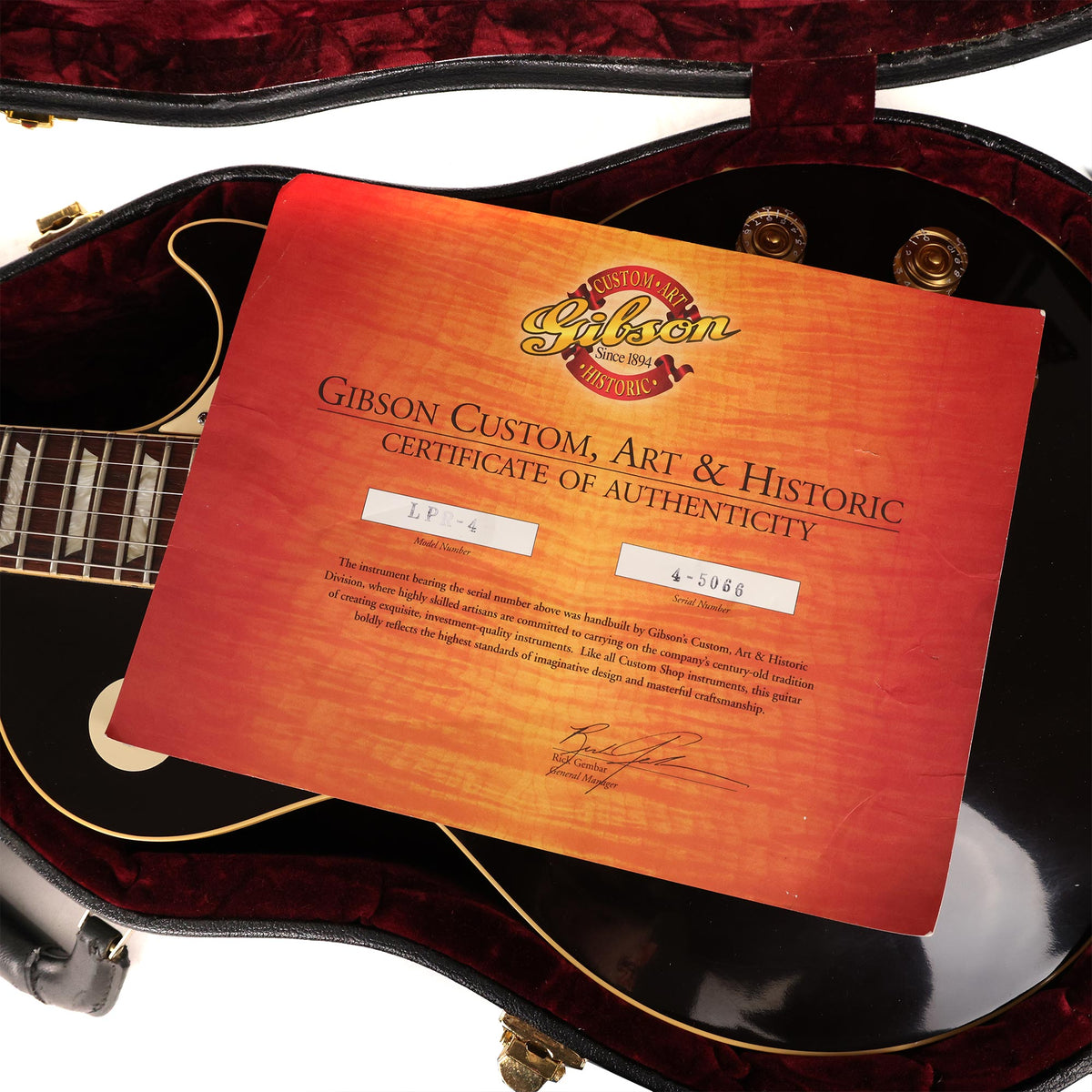 Gibson Custom Shop 1954 Les Paul Reissue Yamano-Ordered Oxblood — 9