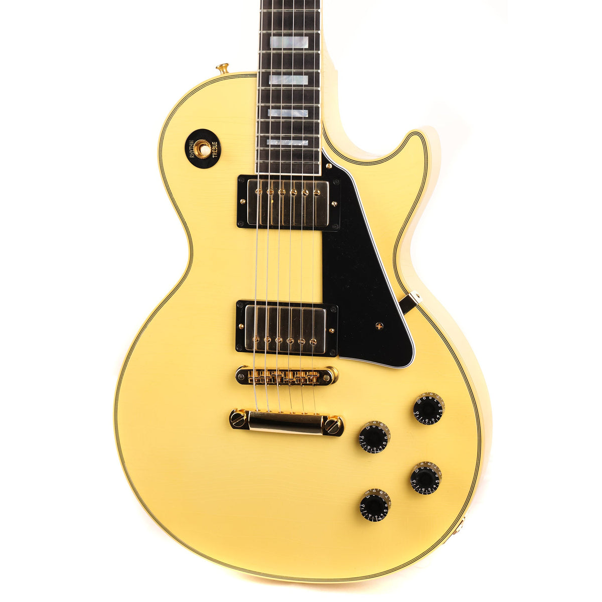 Gibson Custom Shop Les Paul Custom Chambered Heavy Antique White Murphy Lab Ultra Light Aged 2021 — 7