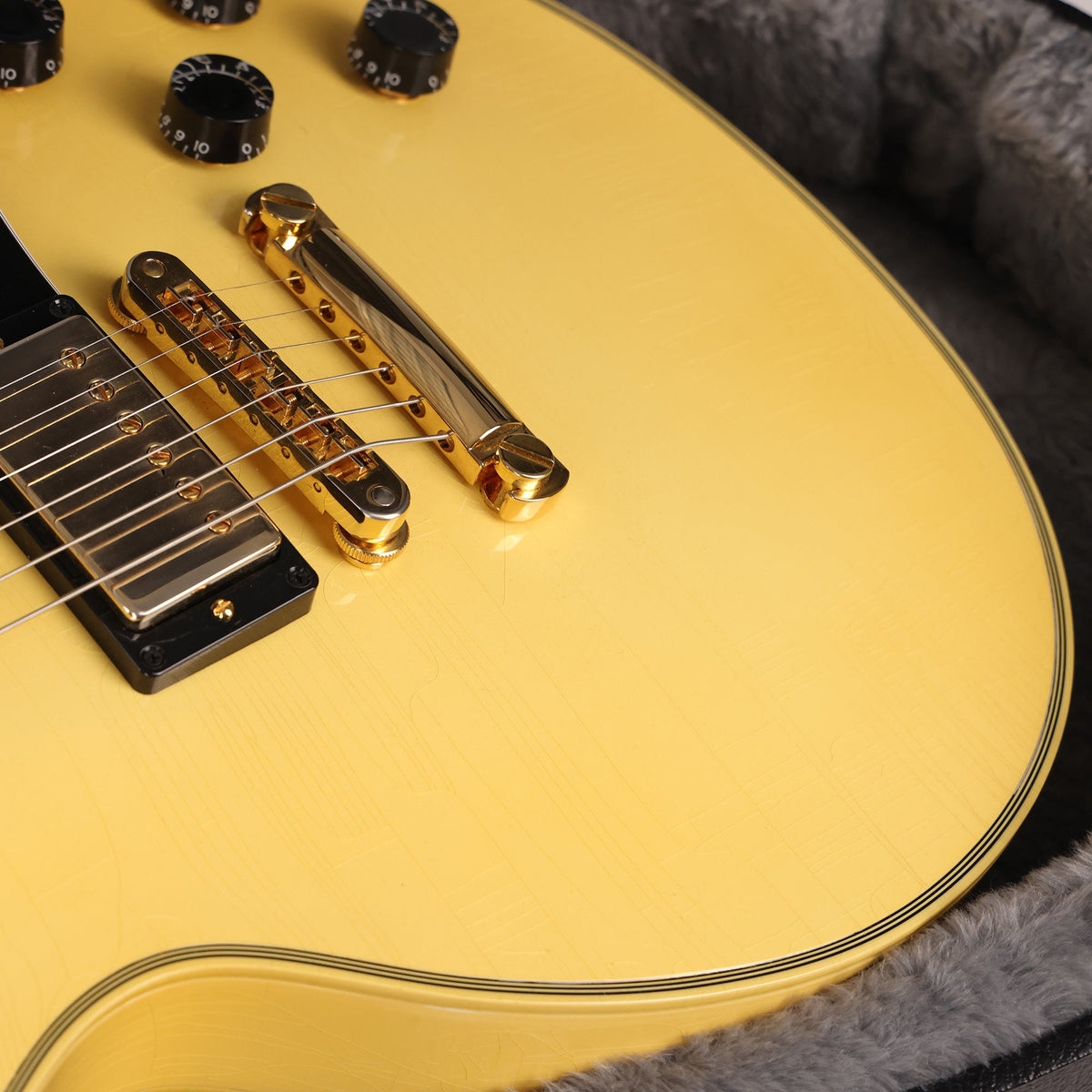 Gibson Custom Shop Les Paul Custom Chambered Heavy Antique White Murphy Lab Ultra Light Aged 2021 — 9