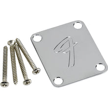 Fender 4-Bolt "F" Neck Plate (Chrome)