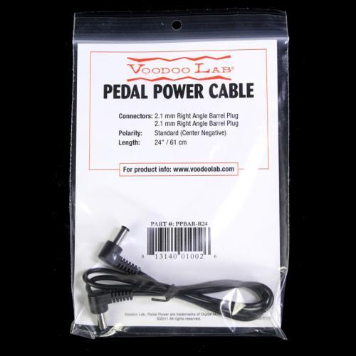 Voodoo Lab Pedal Power Cable Right Angle 24 Inch Power Cable