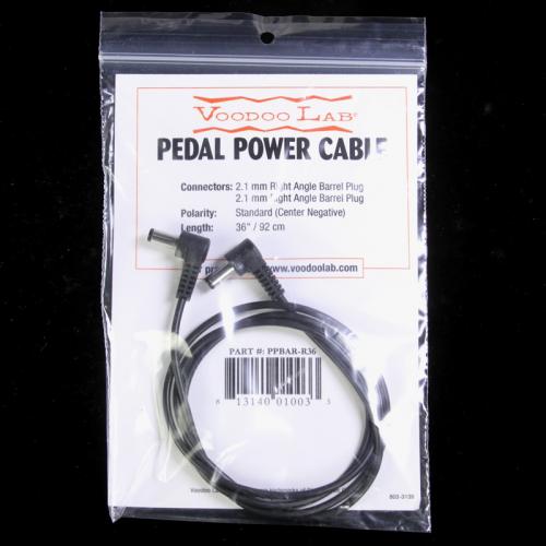 Voodoo Lab Pedal Power Cable Right Angle 36 Inch Power Cable