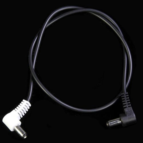 Voodoo Lab Pedal Power Cable Reverse Polarity Right Angle 18 Inch Power Cable