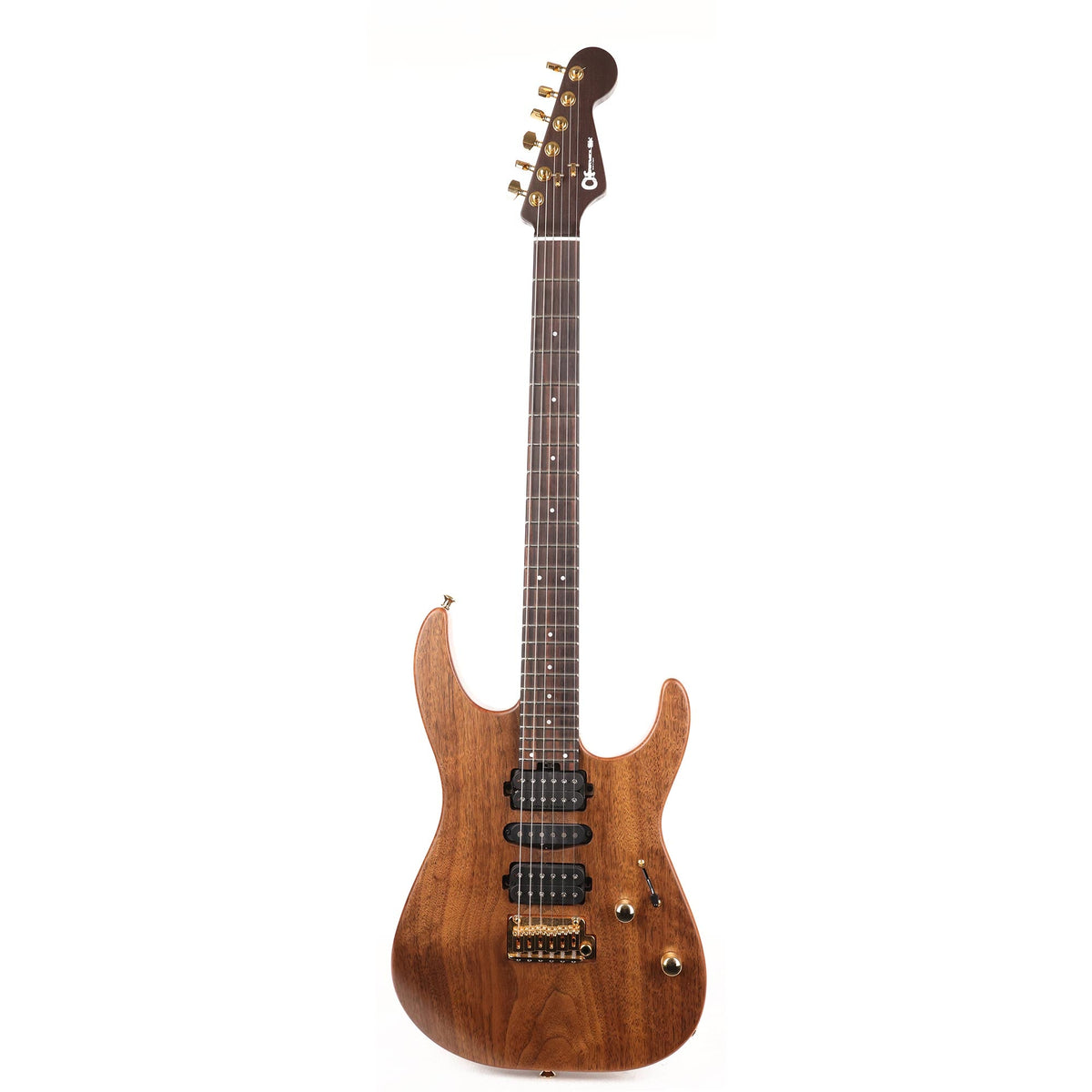Charvel MJ DK24 HSH 2PT E Mahogany with Figured Walnut Streaky Ebony Fretboard 2021 — 2