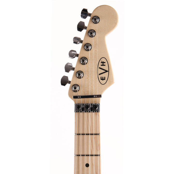 EVH Striped Series Electric Guitar Black with Yellow Stripes